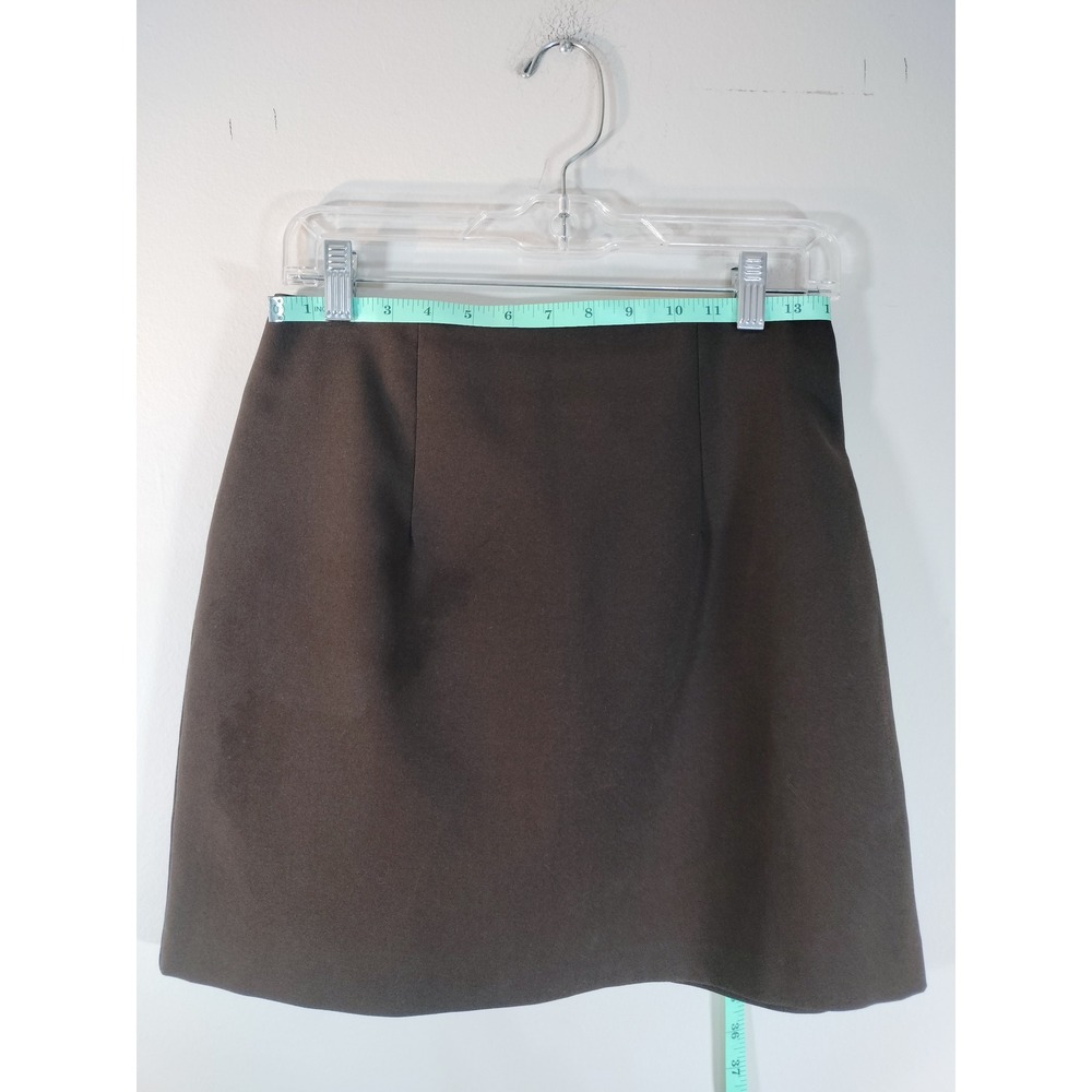 Vintage 90s Y2K Rampage R-Wear Brown Mini Skirt (fits like women's 4)
